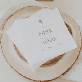 OASIS Coastal Beach Wedding Servet