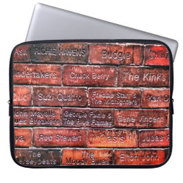 Oasis en andere bekende namen laptop sleeve