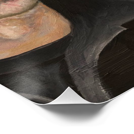 Oasis Gallagher Brothers olieverfschilderij Print Perfect Poster (Hoek)