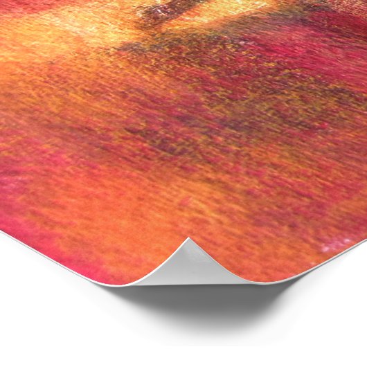 Oasis in de Sahara Poster (Hoek)