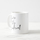 Oasis Je bent mijn Wonderwall 11oz mok (Voorkant links)