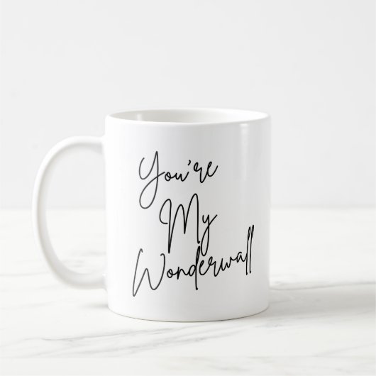 Oasis Je bent mijn Wonderwall 11oz mok (Links)