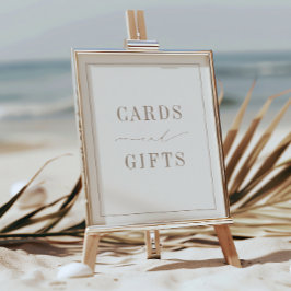 OASIS Neutraal Taupe Kaarten en Cadeaus Poster