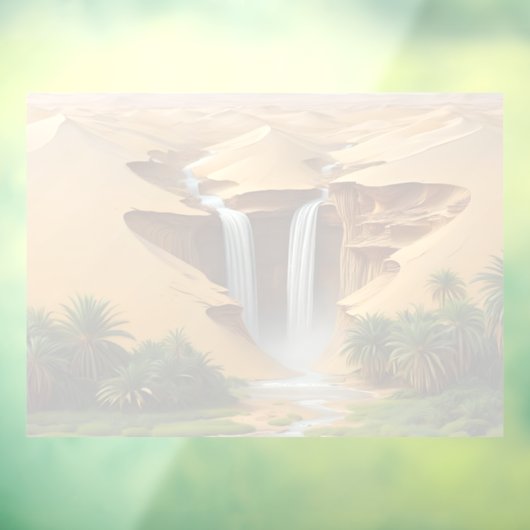 Oasis of Hope Raamsticker (Vel 3)