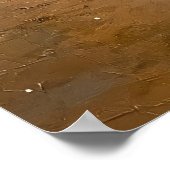 Oasis onder de sterren - Celestial Desert Landscap Poster (Hoek)