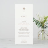 OASIS Palm Tree Wedding Menu (Staand voorkant)