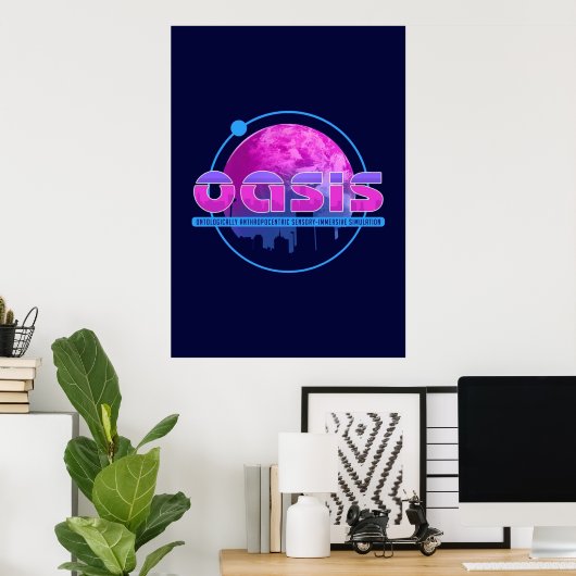 Oasis Ready Player One Poster (Thuiskantoor)
