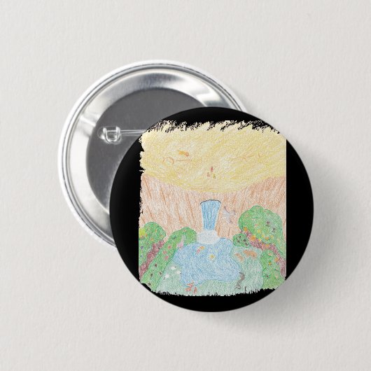 Oasis Ronde Button 5,7 Cm (Voorkant /achterkant)