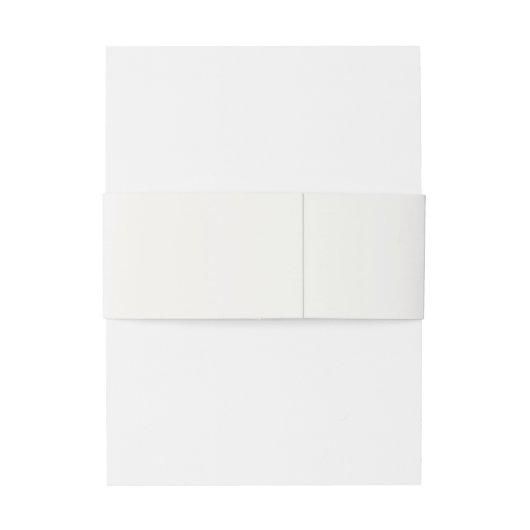 OASIS Sandy Taupe Minimalist  Uitnodigingen Wikkel (Achterkant Voorbeeld)