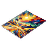 Oasis Sunburst Path Spiral Notebook Notitieboek (Linkerzijde)