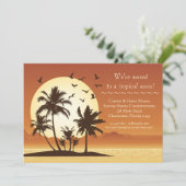 Oasis Sunset Moving Announement Aankondiging (Staand voorkant)