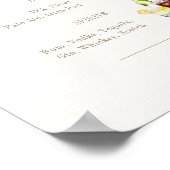 OASIS Taupe Signature Drinken Wedding Bar Sign Poster (Hoek)