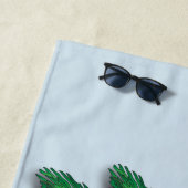 Oasis Tiki Bar en grill Beach Towel Strandlaken (In situ)