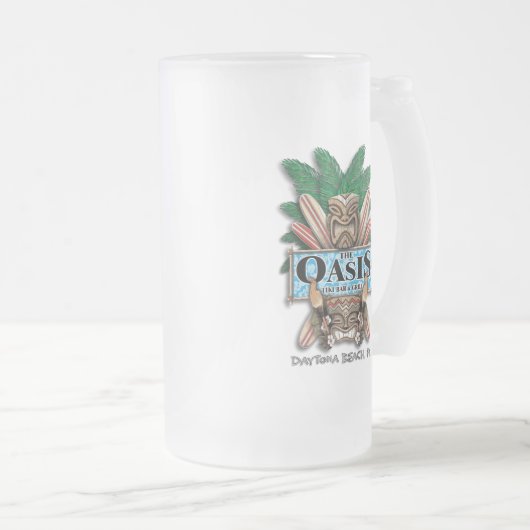 Oasis Tiki Bar en grill Beer Mok (voorgekletst) (Voorkant rechts)