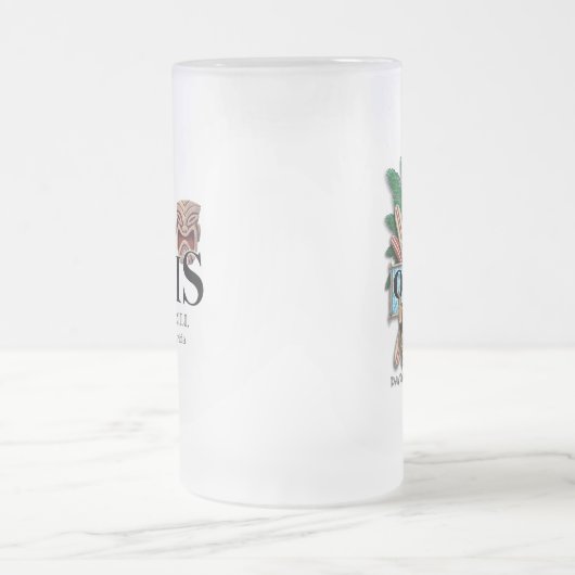 Oasis Tiki Bar en grill Beer Mok (voorgekletst) (Center)