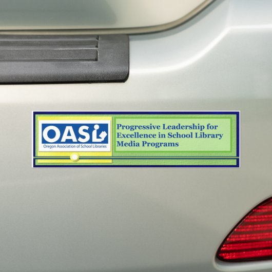 OASL Logo Motto-Bumpersticker Bumpersticker (Op auto)