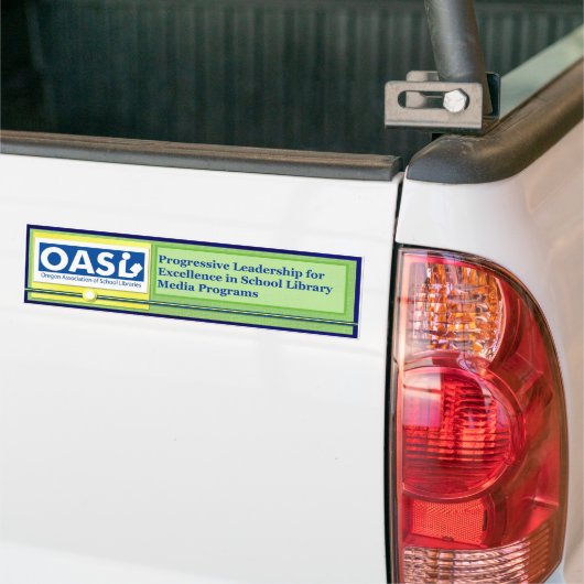 OASL Logo Motto-Bumpersticker Bumpersticker (Op Truck)