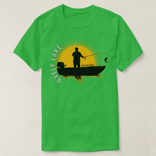 Oatly Lake Vist Michigan Sunrise T-shirt (Design voorkant)
