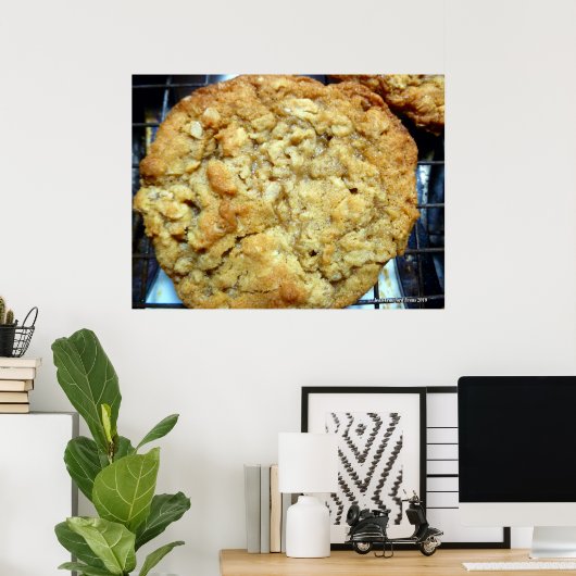 Oatmaaltijd koekje poster (Thuiskantoor)