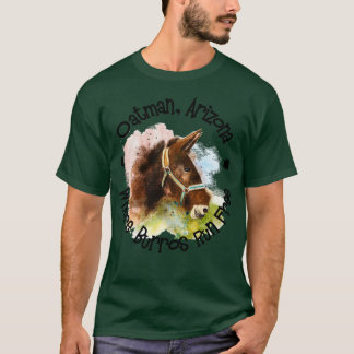 Oatman Arizona waar Burros vrijuit gaan T-shirt