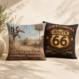 Oatman Arizona Wilde Ezel Accent Decoratie Kussen