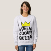OATMEAL COOKIE QUEEN T-Shirts VAN VROUWEN (Voorkant volledig)