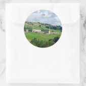 Oats Royd Mill - Historic Yorkshire Landscape Ronde Sticker (Tas)