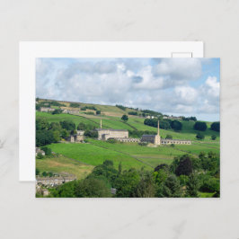 Oats Royd Mill - Historisch landschap van Yorkshir Briefkaart