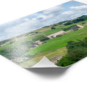 Oats Royd Mill - Historisch landschap van Yorkshir Foto Afdruk (Hoek)