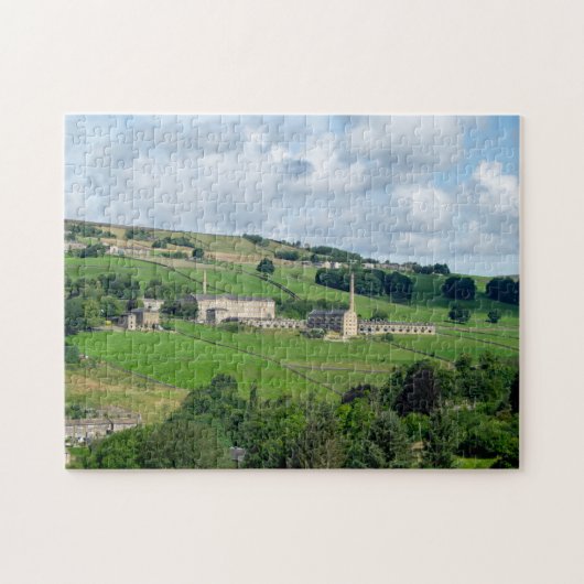 Oats Royd Mill - Historisch landschap van Yorkshir Legpuzzel (Horizontaal)