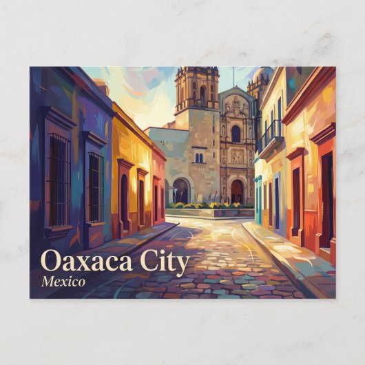 Oaxaca City Mexico Briefkaart (Voorkant)