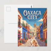 Oaxaca de Juárez Mexico Briefkaart (Voorkant / Achterkant)