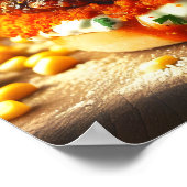 Oaxaca Heatwave Burger Poster (Hoek)