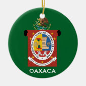 Oaxaca*, Mexicaanse kerstversiering Keramisch Ornament (Voorkant)