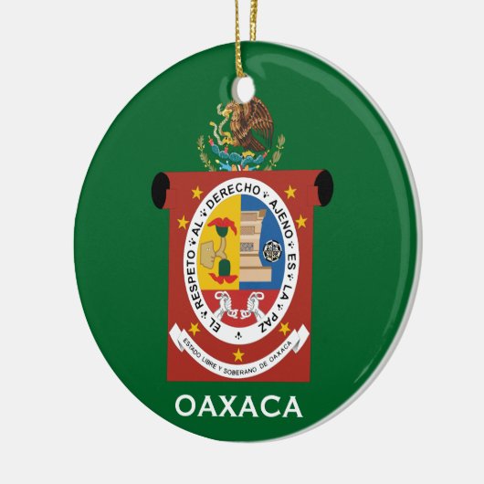 Oaxaca*, Mexicaanse kerstversiering Keramisch Ornament (Links)