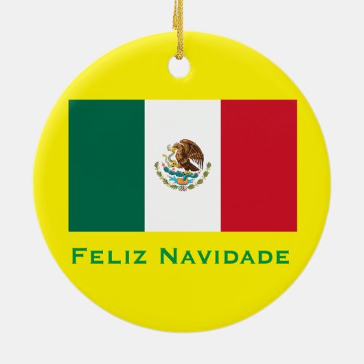 Oaxaca*, Mexicaanse kerstversiering Keramisch Ornament (Achterkant)