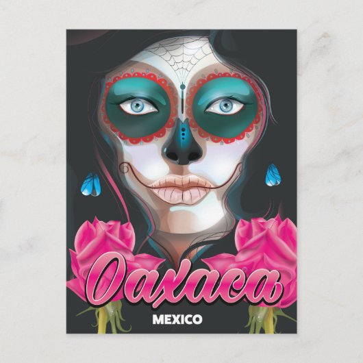Oaxaca Mexico Briefkaart (Voorkant)