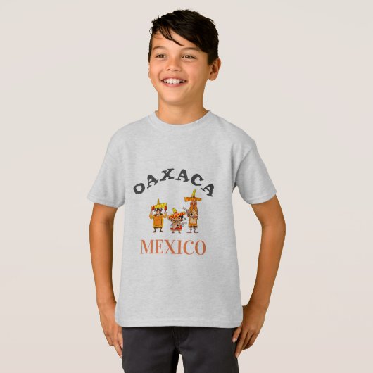 Oaxaca, Mexico Design, jongens T-shirt (Voorkant volledig)