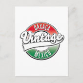 Oaxaca mexico  logo magnet briefkaart (Voorkant)
