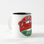 Oaxaca mexico  logo. Mok voor tweetonkoffie (Voorkant links)