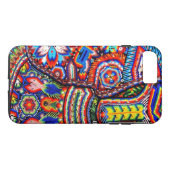Oaxaca Mexico Mexicaans Mayan Stamkunst Boho Reize Case-Mate iPhone Case (Achterkant (Horizontaal))