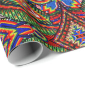 Oaxaca Mexico Mexican Maisan Tribal Etnic Boho Cadeaupapier (Rol Hoek)