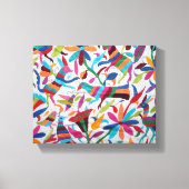 Oaxaca Mexico Mexican Mayan Hispanic etnic Boho Canvas Afdruk (Voorkant)