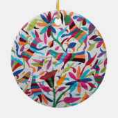 Oaxaca Mexico Mexican Mayan Hispanic etnic Boho Keramisch Ornament (Achterkant)