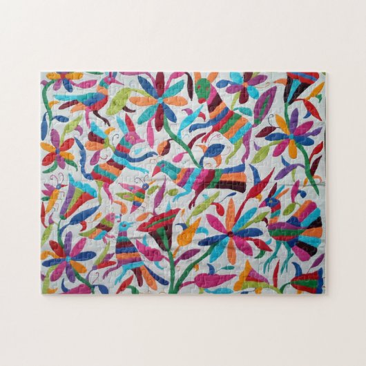 Oaxaca Mexico Mexican Mayan Hispanic etnic Boho Legpuzzel (Horizontaal)