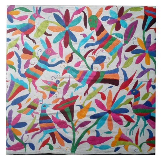 Oaxaca Mexico Mexican Mayan Hispanic etnic Boho Tegeltje (Voorkant)