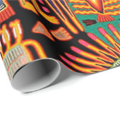 Oaxaca Mexico Mexican Tribal Art Boho Travel Cadeaupapier (Rol Hoek)