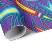 Oaxaca Mexico Mexican Tribal Art Boho Travel Cadeaupapier (Rol Hoek)