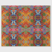 Oaxaca Mexico Mexican Tribal Art Boho Travel Cadeaupapier (Vlak)