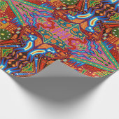 Oaxaca Mexico Mexican Tribal Art Boho Travel Cadeaupapier (Hoek)